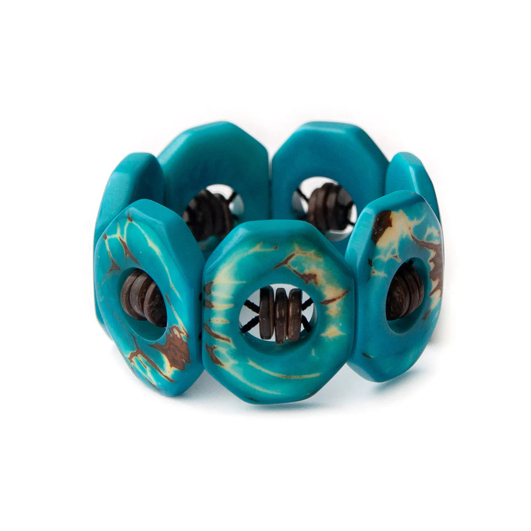 Blossom Tagua & Coconut Bracelet