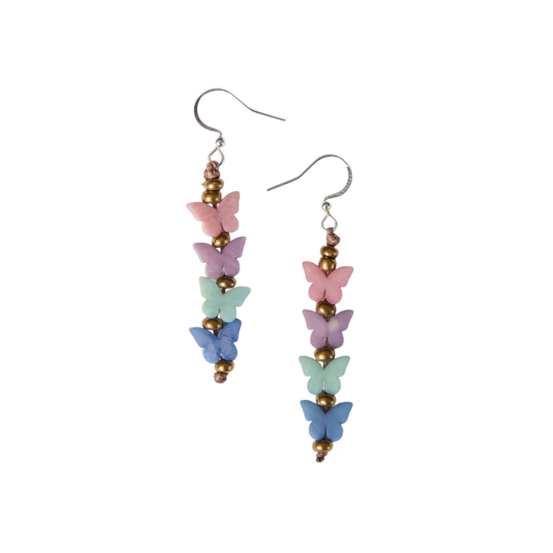 Butterfly Tagua Earrings