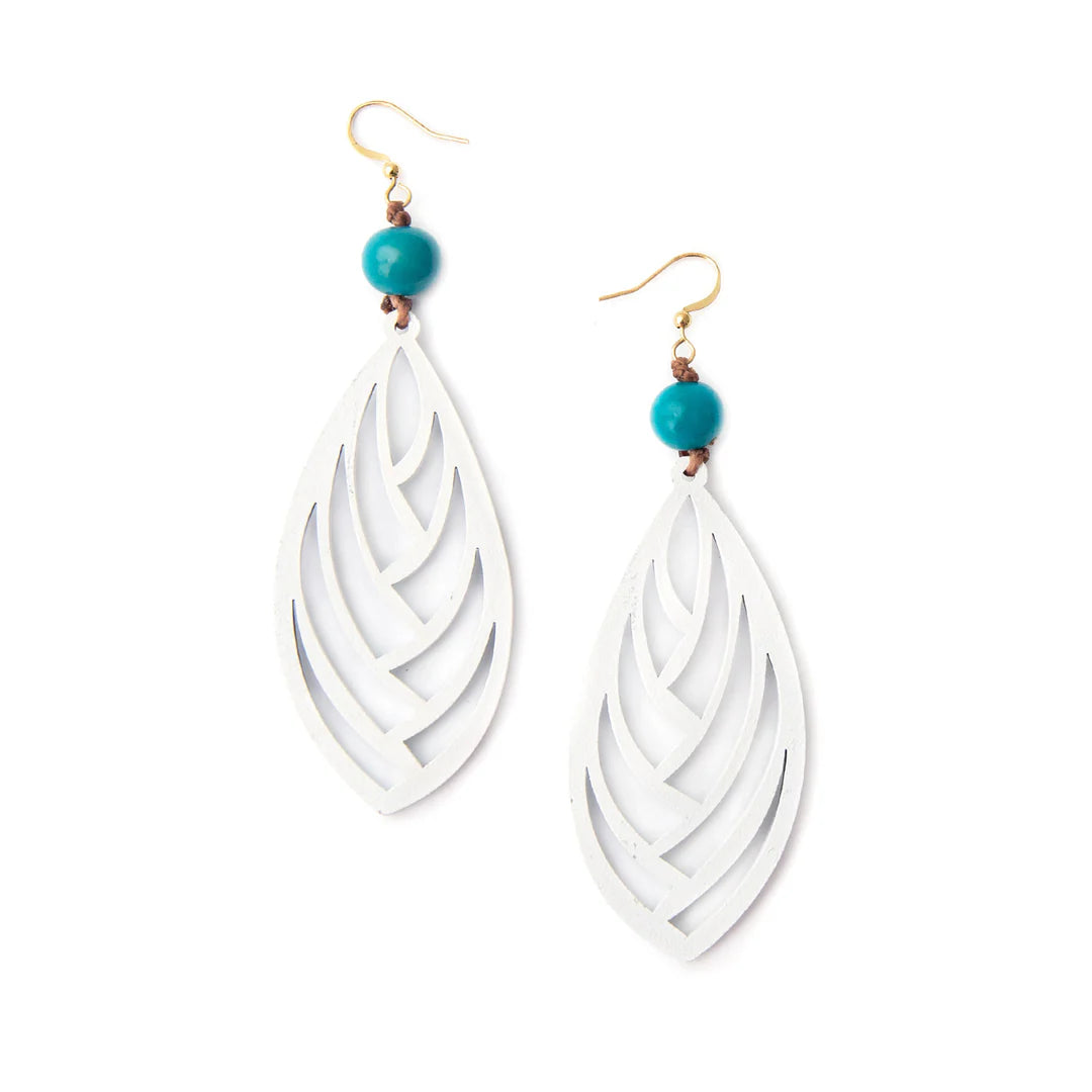 Mazu Acai & Wood Earrings