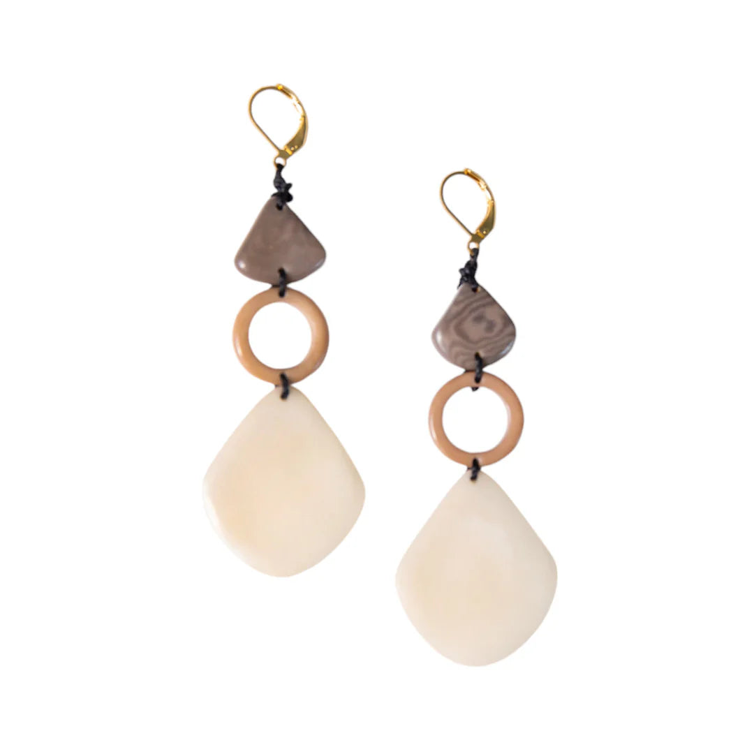 Regina Tagua Earrings