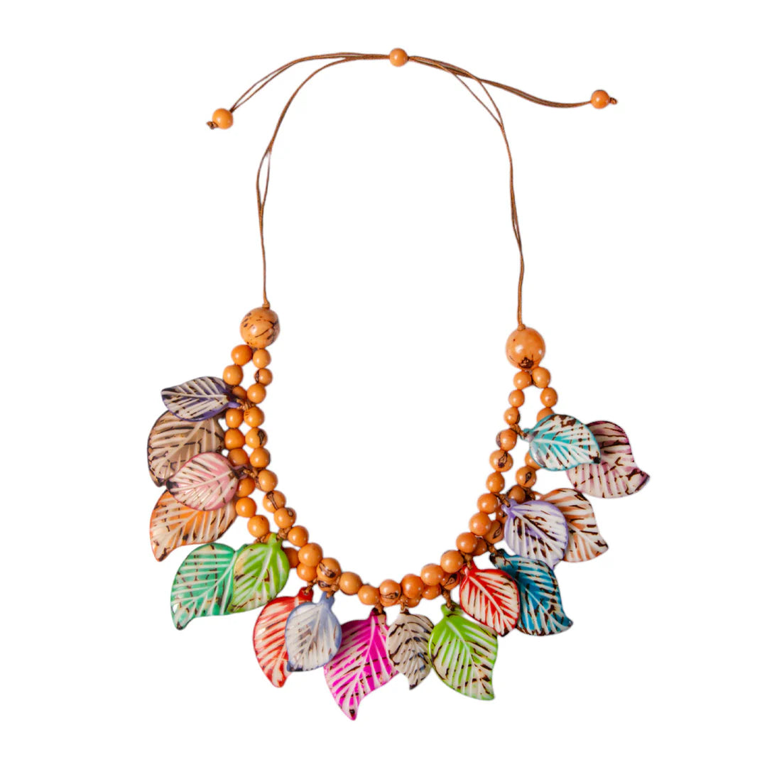 Druantia Tagua & Acai Necklace