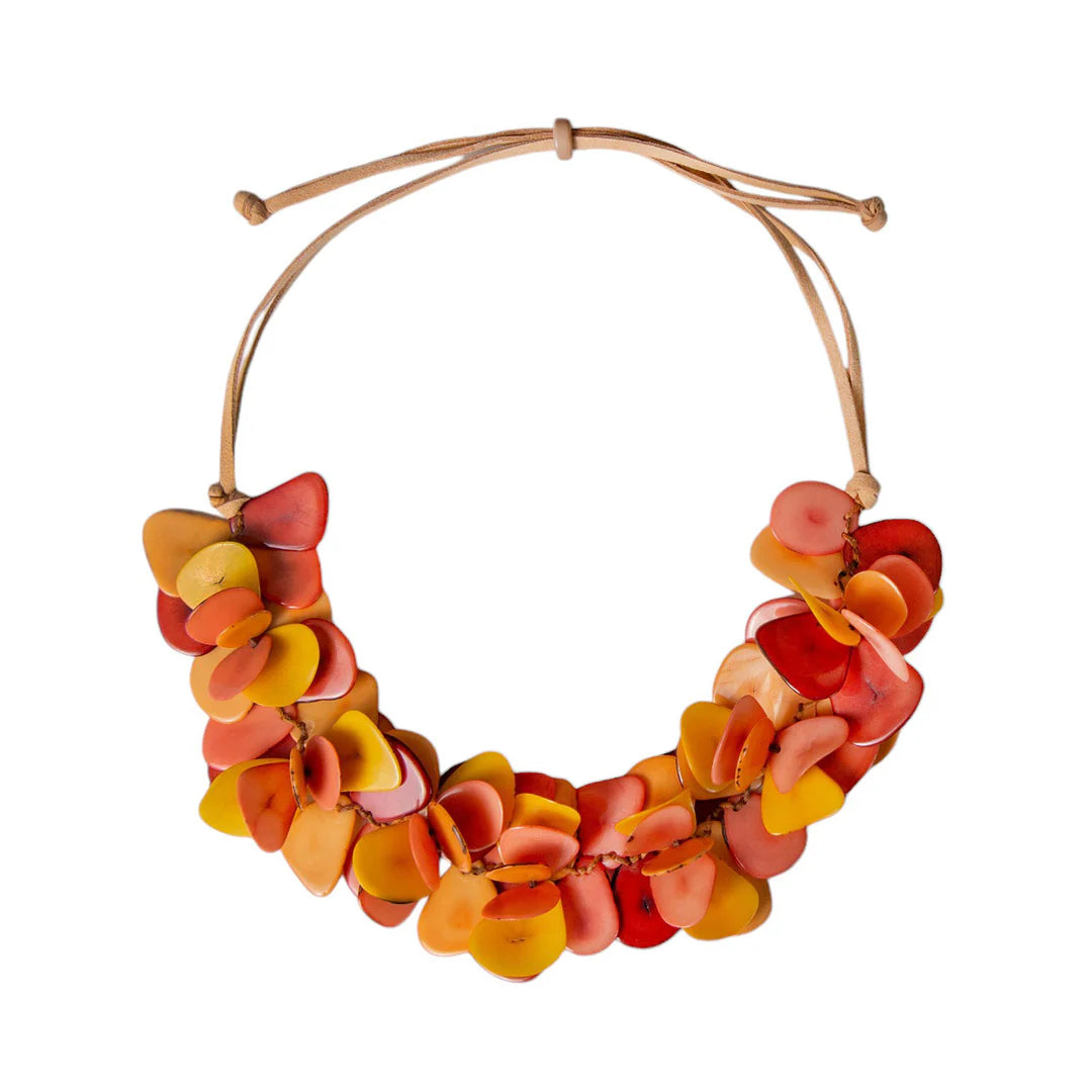 Orchid Tagua Necklace