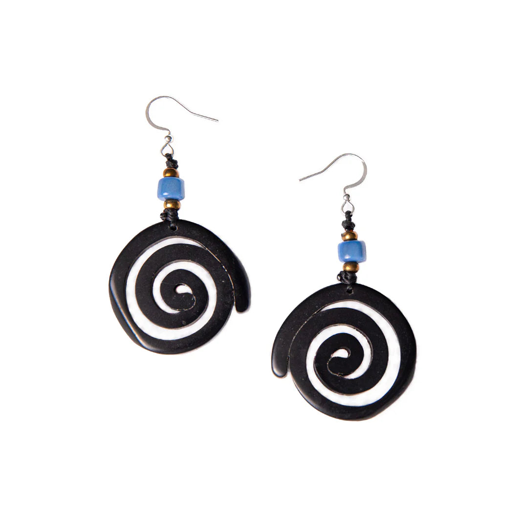 Arrondi Tagua Earrings