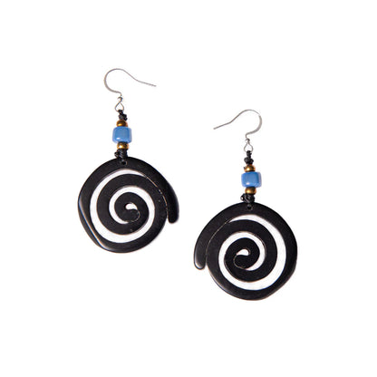 Arrondi Tagua Earrings