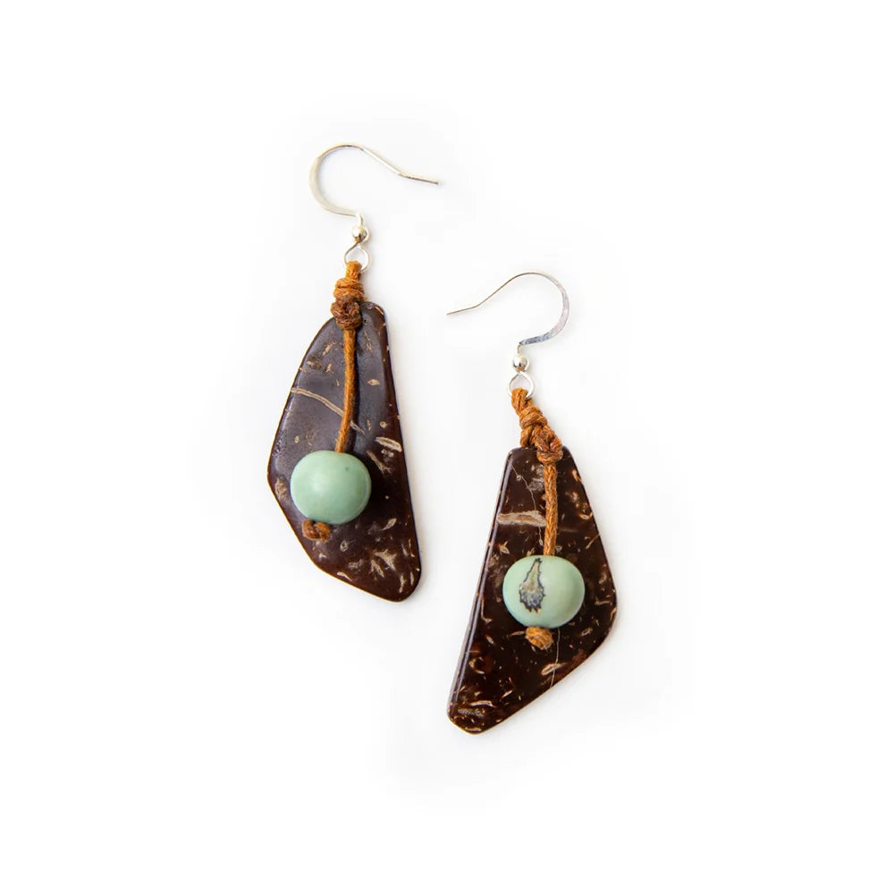 Gaia Coconut &amp; Acai Earrings