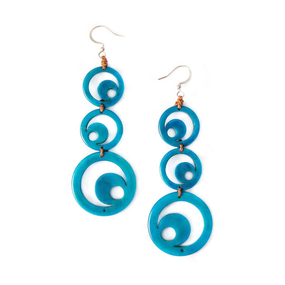 Luna Tagua Earrings