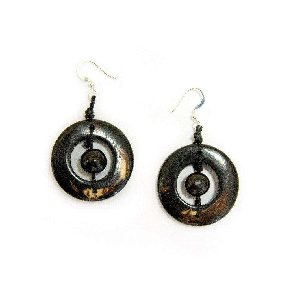 Thraso Tagua &amp; Acai Earrings