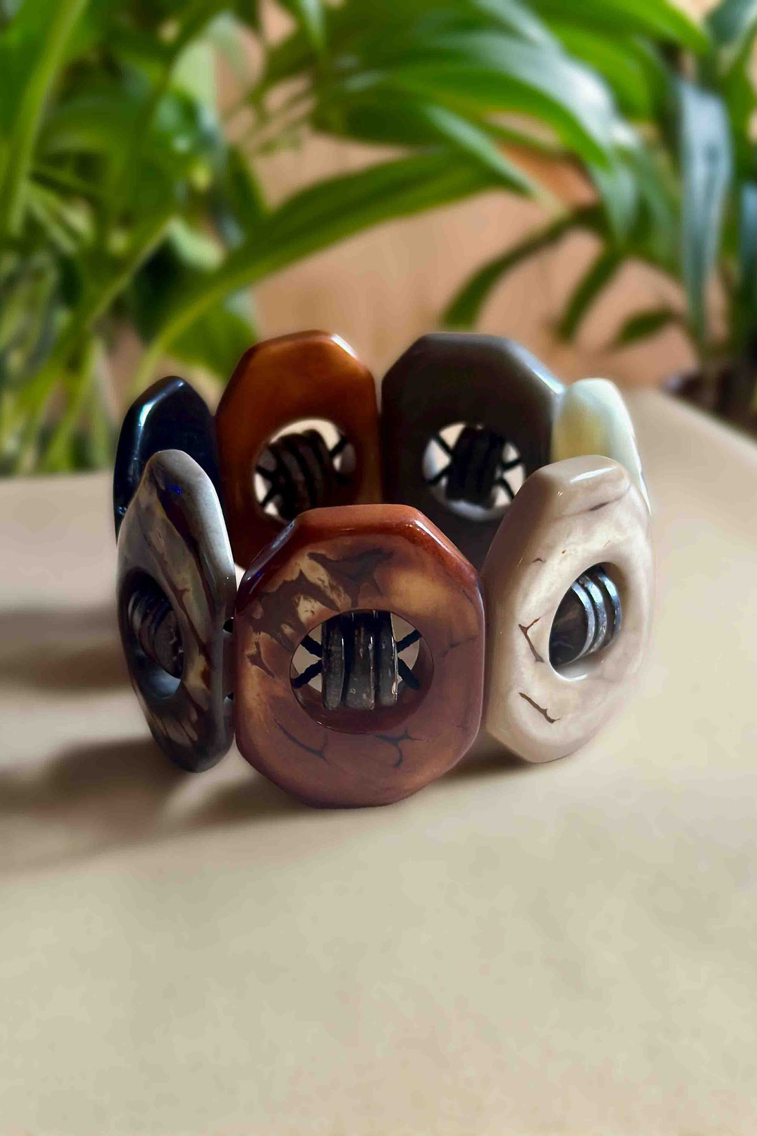 Blossom Tagua &amp; Coconut Bracelet