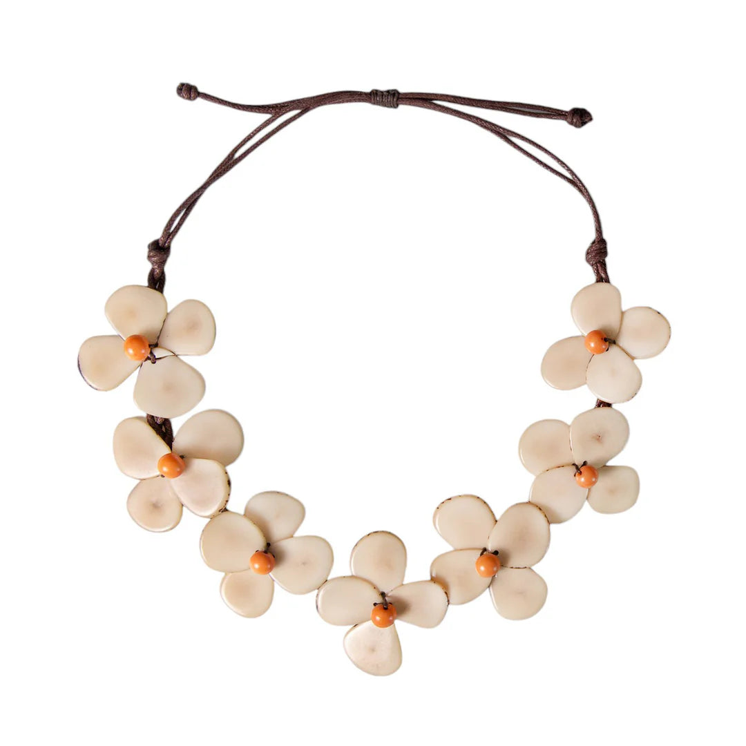 Aphrodite Tagua &amp; Acai Necklace