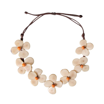Aphrodite Tagua &amp; Acai Necklace