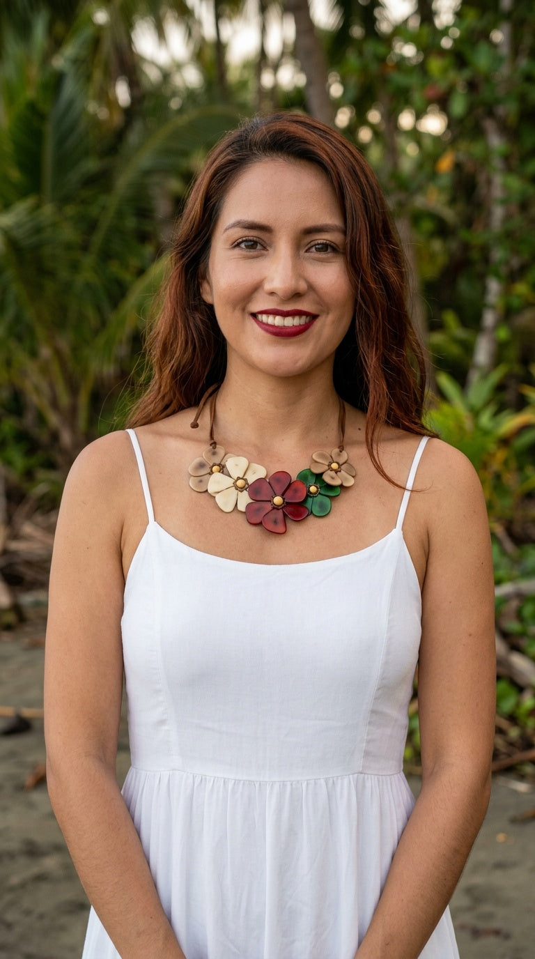 Eleanor Tagua &amp; Acai Necklace