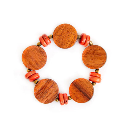 Nisse Tagua &amp; Wood Bracelet