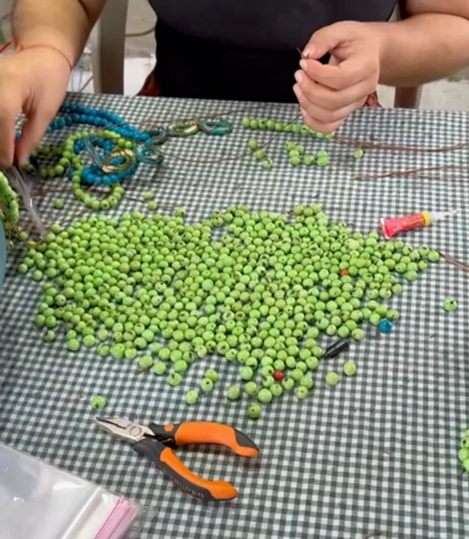 Load video: Artisan craft and skill with tagua