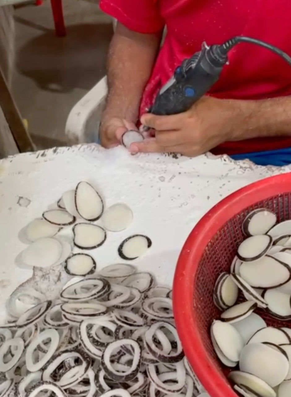 Load video: Artisan craft and skill with tagua